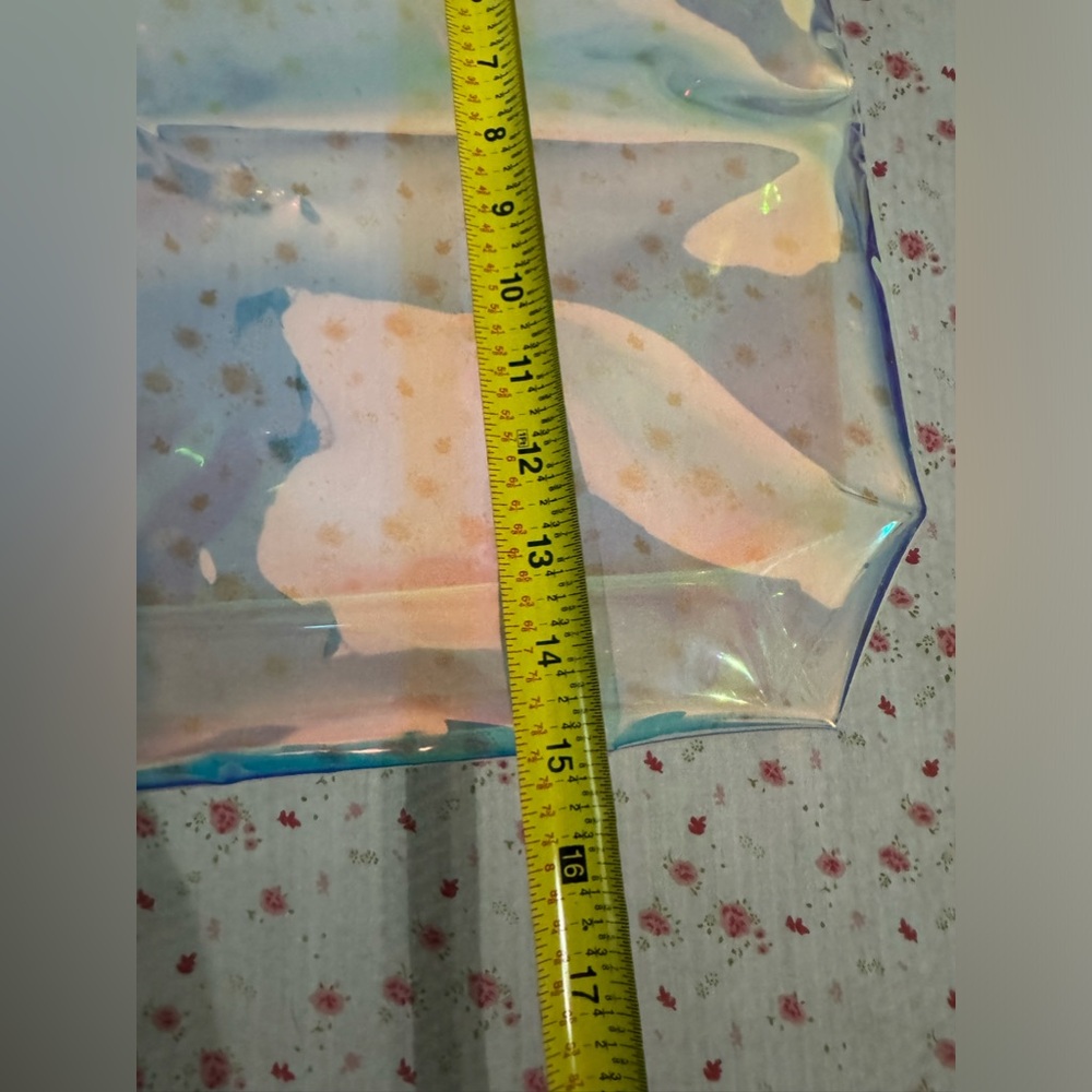 Holographic Iridescent Kate Spade Vinyl Tote 💕🐇Free Shipping! 😘💌 - Picture 7 of 9